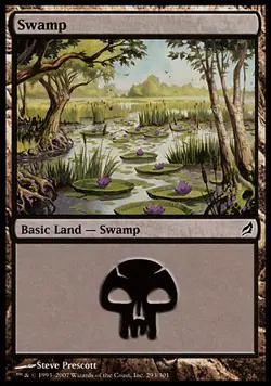 MTG - Swamp (293) - Foil Lorwyn - Image 1