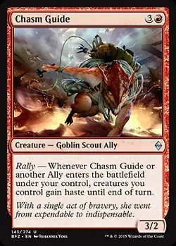 MTG - Chasm Guide - Foil Battle for Zendikar - Image 1