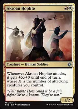 MTG - Akroan Hoplite - Foil Conspiracy: Take the Crown - Image 1