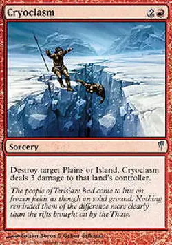 MTG - Cryoclasm - Foil ColdSnap - Image 1