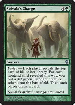 MTG - Selvala's Charge - Foil Conspiracy - Image 1