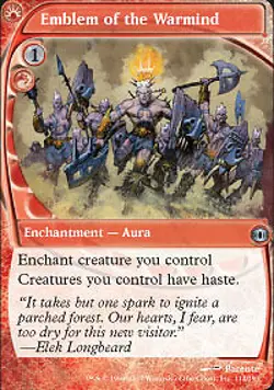 MTG - Emblem of the Warmind - Foil Future Sight - Image 1