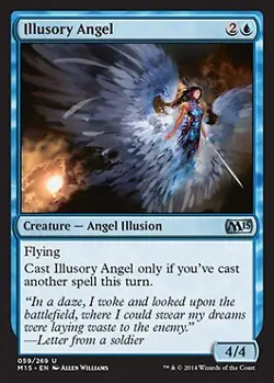 MTG - Illusory Angel - Foil Magic 2015 - Image 1