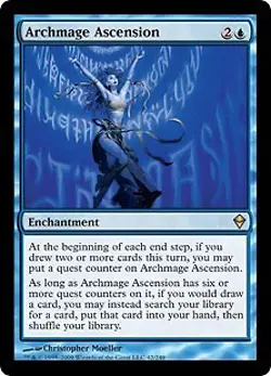 MTG - Archmage Ascension - Foil Zendikar - Image 1