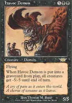 MTG - Havoc Demon - Foil Legions - Image 1