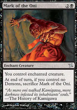 MTG - Mark of the Oni - Foil Betrayers of Kamigawa - Image 1