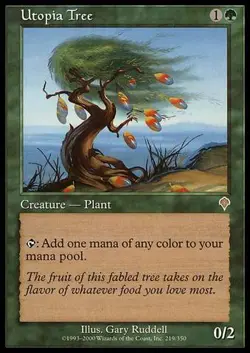 MTG - Utopia Tree - Foil Invasion - Image 1