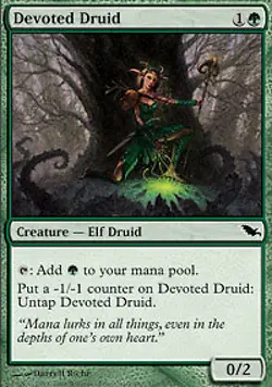 MTG - Devoted Druid Shadowmoor - Image 1