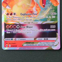 Pokemon TCG Charizard VSTAR 019/159 Crown Zenith | Near Mint - Image 3