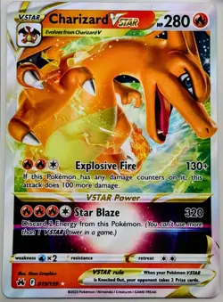 Pokemon TCG Charizard Vstar 019/159 - Crown Zenith *NM/M* Free Postage - Image 1