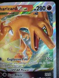 Pokemon TCG Charizard VSTAR Holo Polemon Crown Zenith 019/159 - Image 3