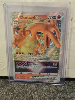 Pokemon TCG Charizard Vstar Crown Zenith 019/159 Holo Ultra Rare - Image 1