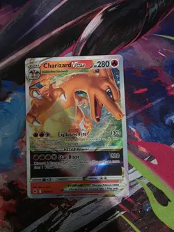 Pokemon TCG Charizard Vstar Crown Zenith 019/159 Holo Ultra Rare - Image 1