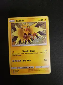 Zapdos SM145 Promo SM Black Star Promos Pokemon MP - Image 1