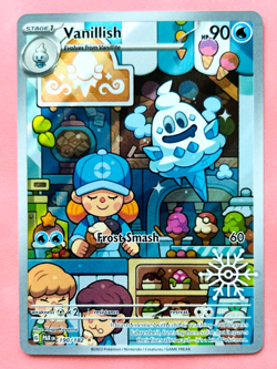 Vanillish Snowflake Stamp Holiday Calendar Promo Paradox Rift Pokemon TCG - Image 1
