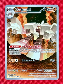 Garganacl 147/132 Illustration Rare ME01: Mega Evolution Pokemon TCG NM - Image 1