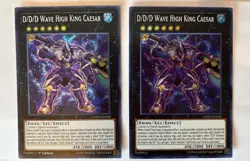2x D/D/D Wave High King Caesar Code of the Duelist COTD-EN042 Unlimited NM - Image 1