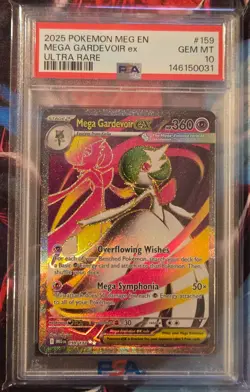 PSA 10 MEGA GARDEVOIR EX 159/132 ULTRA RARE MEGA EVOLUTION POKEMON - Image 1