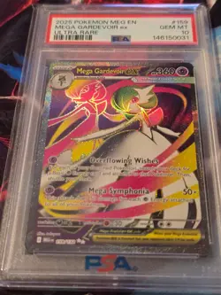 PSA 10 MEGA GARDEVOIR EX 159/132 ULTRA RARE MEGA EVOLUTION POKEMON - Image 2