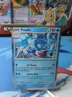 Palafin 062/197 Obsidian Flames Rare Holo Pokemon Card NM - Image 1