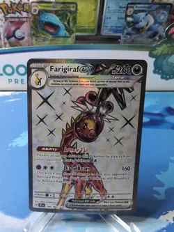 Farigiraf ex # 194/162 Ultra Rare - Pokemon Temporal Forces - NM - Image 1