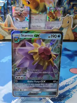 Starmie GX - 14/68 - Pokemon Hidden Fates Sun & Moon Ultra Rare Card NM - Image 1