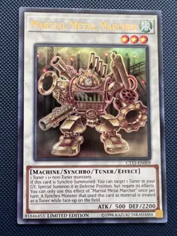 Yugioh Martial Metal Marcher CT15-EN009 Ultra Rare Limited Edition NM - Image 1