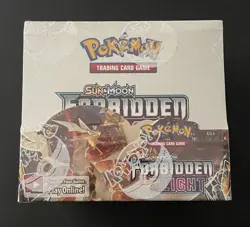 Pokemon TCG Sun & Moon Forbidden Light Sealed Booster Box Display English - Image 1