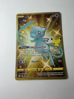 Pokemon TCG Mew (Secret) 025/025 Celebrations Holo Secret Rare English 2021 - Image 1