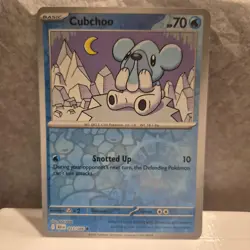 CUBCHOO 025/086 COMMON BLACK BOLT POKEMON REVERSE HOLO LP - Image 1