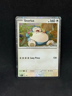 Pokemon TCG Snorlax 122 SV Scarlet & Violet Promo Cosmo Holo NM Condition - Image 1