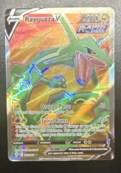 Rayquaza V Full Art Holo Ultra Rare SWSH07 Evolving Skies 193/203 - Image 2