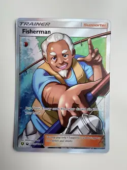 Pokemon TCG Fisherman Hidden Fates SV83/SV94 Holo Full Art - Image 1
