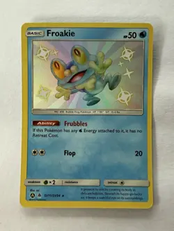 Pokemon TCG Froakie Hidden Fates SV11/SV94 Holo Shiny Holo Rare - Image 1
