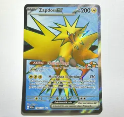Zapdos Ex • 192/165 • Ultra Rare • Scarlet & Violet: 151 • NM/M • Pokemon - Image 1