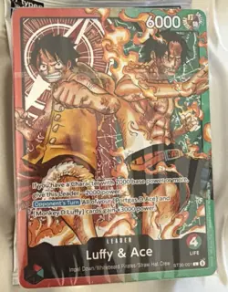 ONE PIECE TCG: (ST-30) Starter Deck EX: Luffy & Ace BRICK ONLY SEALED! - Image 1
