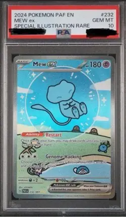 Pokemon MYSTERY/CHASER PACK Bubble Mew PSA 10 Card Paldean Fates - Image 1