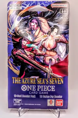 Lot Of 3 One Piece TCG: The Azure Sea's Seven Sleeved Booster Pack OP-14 English - Image 1