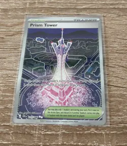 Pokemon TCG Prism Tower 111/086 CRI Chaos Rising Ultra Rare Full Art Card NM - Image 2