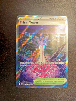 Pokemon TCG Prism Tower Full Art Ultra Rare 111/086 Chaos Rising NM - Image 1