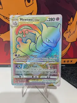 Pokemon TCG Mewtwo Vstar Pokemon Go 079/078 Holo Secret Rare - NM - Image 1