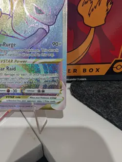 Pokemon TCG Mewtwo Vstar Pokemon Go 079/078 Holo Secret Rare - NM - Image 4