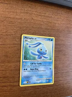 2007 Pokemon Manaphy 4/12 Holo DP Trainer Kit Manaphy & Lucario - Image 3