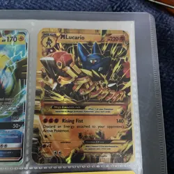 M Lucario EX #113/111 Secret Holo Rare - XY: Furious Fists Mint Condition - Image 1