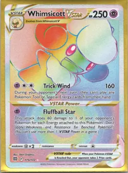 NM - Whimsicott VSTAR (Secret) #175/172 | | SWSH09: Brilliant Stars - Image 1
