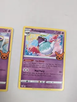 Sinistea Polteageist Pokemon Card Evolution Line Trick or Trade 2022 NM - Image 3