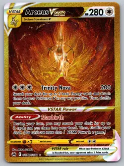 Arceus VSTAR Holo Secret Rare SWSH: Crown Zenith: Galarian Gallery GG70/GG70 NM - Image 1