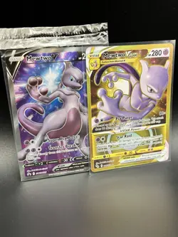 *Sealed* Mewtwo V Promo + Mewtwo VSTAR Pokemon GO Holo 2022 SWSH229 086/078 NM - Image 1