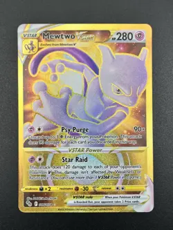 *Sealed* Mewtwo V Promo + Mewtwo VSTAR Pokemon GO Holo 2022 SWSH229 086/078 NM - Image 4