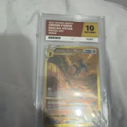Origin Forme Dialga VSTAR Galarian Gallery GG68/GG70 Pokemon Crown Zenith ACE 10 - Image 1